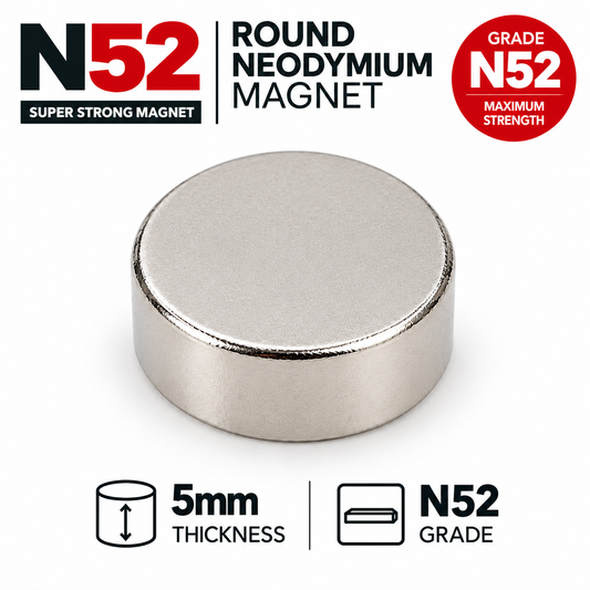 Round Neodymium Magnets 10 Pck